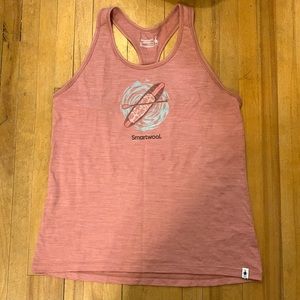 Smart wool merino tank top